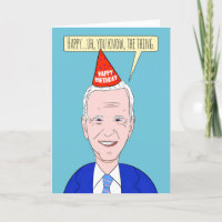 Happy Birthday Funny Forgetful President Humor
