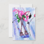 Happy Birthday - Funny Pink Flamingo - Happy (Achterkant)