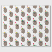 Happy Birthday Funny Potato Cadeaupapier (Vlak)