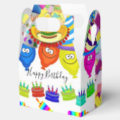Happy Birthday Gable Favor Box Ballonnen Bedankdoosjes (Geopend)