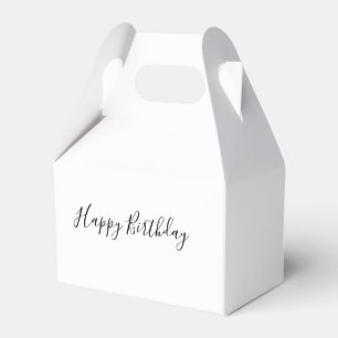 Happy Birthday Gable Favor Box Bedankdoosjes