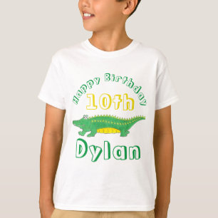 Happy Birthday Gator Alligator Crocodile T-shirt