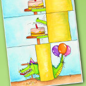 Happy Birthday Gator Kaart