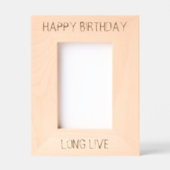 HAPPY BIRTHDAY GEGRAVEERDE LIJSTJES (Voorkant)