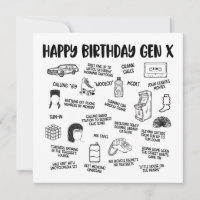 Happy Birthday Gen X