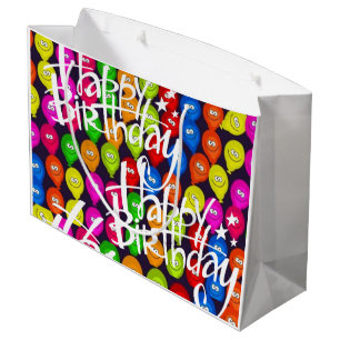 Happy Birthday Gift Bag-ballonnen Groot Cadeauzakje