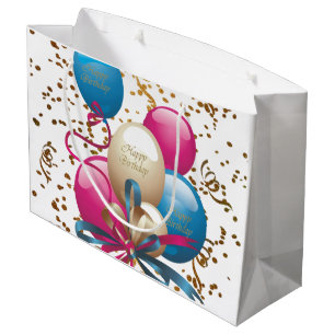 Happy Birthday Gift Bag-ballonnen Groot Cadeauzakje