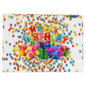 Happy Birthday Gift Bag Groot Cadeauzakje (Achterkant)