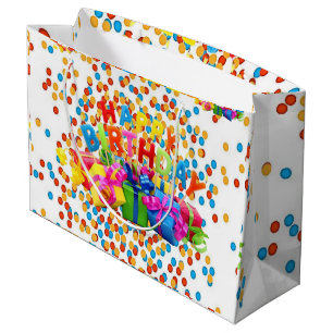 Happy Birthday Gift Bag Groot Cadeauzakje