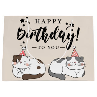 Happy Birthday Gift Bag Groot Cadeauzakje