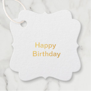 Happy Birthday Gift Label
