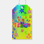 Happy Birthday Gift Labels Cadeaulabel (Voorkant)
