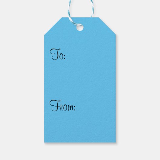 Happy Birthday Gift Labels Sharks Fish Cadeaulabel (Achterkant)