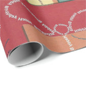 Happy BIrthday Gift met Bow Cadeaupapier (Rol Hoek)