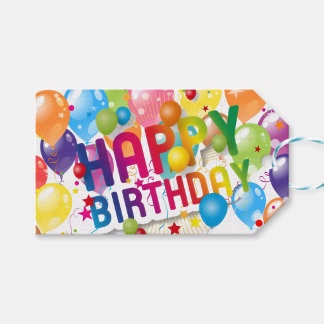 Happy Birthday Gift Tag  Cadeaulabel