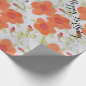 Happy Birthday Gift Wrap Cadeaupapier (Hoek)