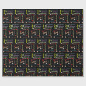 Happy Birthday Gift Wrapping Paper Asher Cadeaupapier (Vlak)