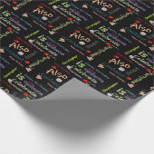 Happy Birthday Gift Wrapping Paper Christopher Cadeaupapier (Hoek)