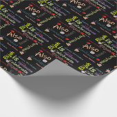 Happy Birthday Gift Wrapping Paper Elijah Cadeaupapier (Hoek)