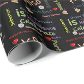 Happy Birthday Gift Wrapping Paper Sebastian Cadeaupapier (Rol Hoek)