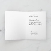 Happy Birthday Giraffe Kaart (Binnen)