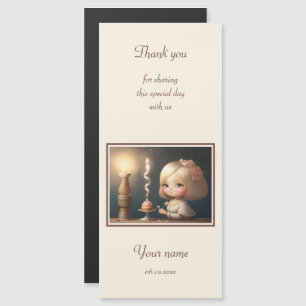 Happy Birthday Girl 01 Magnetische Uitnodiging