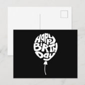 Happy Birthday Girl Cadeau Party Love Gift Idee Briefkaart (Voorkant / Achterkant)