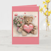 Happy Birthday - Girl Kaart (Gele Bloem)