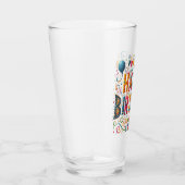 Happy Birthday Glas (Rechts)