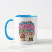 Happy Birthday gnome unisex add monogram Mok (Links)