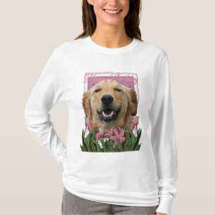 Happy Birthday - Golden Retriever - Mickey T-shirt