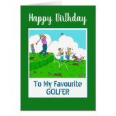 Happy Birthday Golfer (Voorkant)