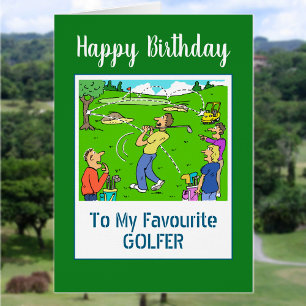 Happy Birthday Golfer