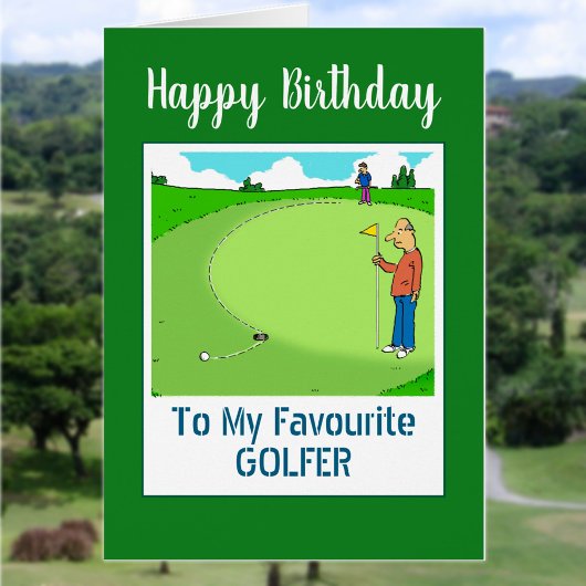 Happy Birthday Golfer
