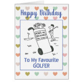 Happy Birthday Golfer (Voorkant)