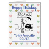 Happy Birthday Golfer (Voorkant)