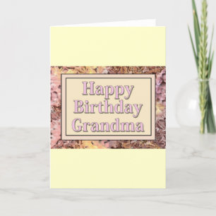 Happy Birthday Grandma Kaart
