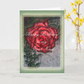 Happy Birthday Great Niece Kaart (Gele Bloem)