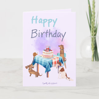 Happy birthday greeting card  feestdagen kaart