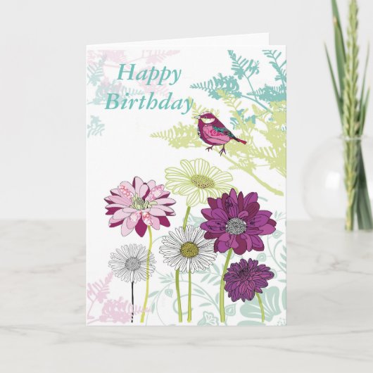 Happy Birthday greeting card Kaart (Voorkant)