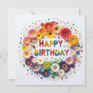 Happy Birthday Greeting Cards Feestdagenkaart