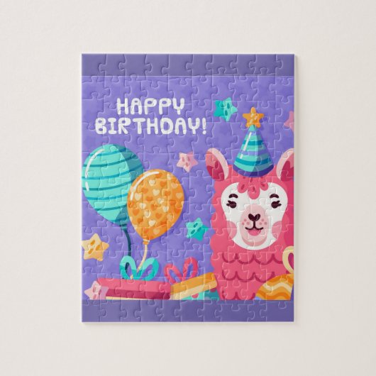 Happy Birthday Greeting Legpuzzel (Verticaal)