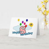 Happy Birthday Greetings Card Kaart (Gele Bloem)