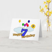 Happy Birthday Greetings Card Kaart (Gele Bloem)