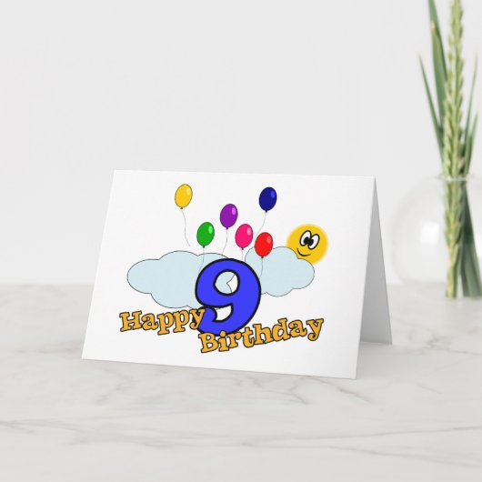 Happy Birthday Greetings Card Kaart (Voorkant)