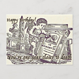 Happy Birthday Groeten Kaart Dark Humor Funny