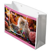 Happy Birthday Groot Cadeauzakje (Voorkant Gekanteld)