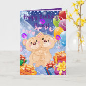 Happy Birthday, Honey Kaart (Gele Bloem)