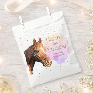Happy Birthday Horse Back Riding  Animal Kind Bedankzakje
