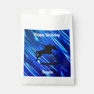Happy Birthday Horse Hunter Jumper Equestrian Bedankzakje